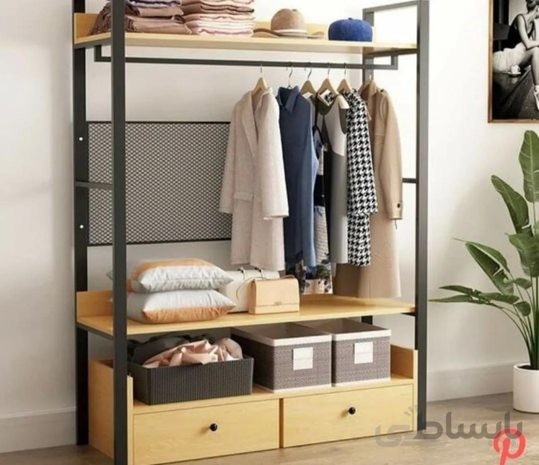 کمد لباس چوب وفلز ا Commode