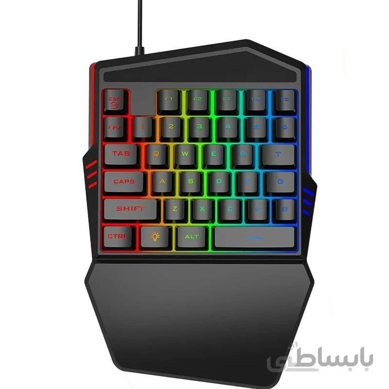 کیبورد گیمینگ 35 عدد دکمه One-Handed RGB
