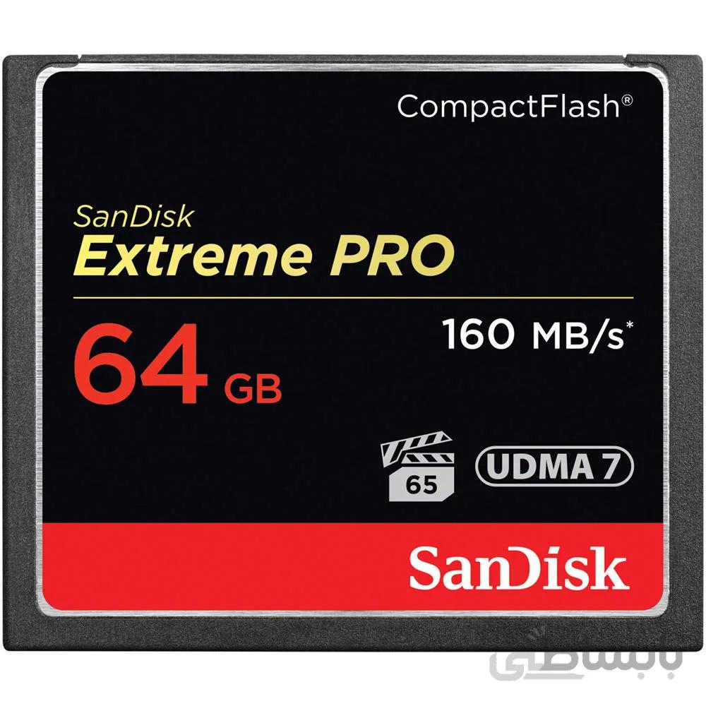 کارت حافظه Sandisk CF 64 GB 160 MB/S 1067X