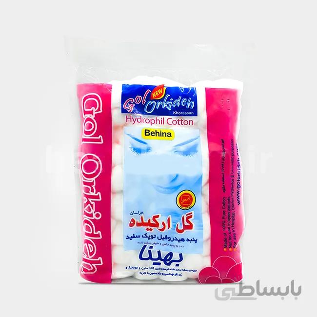 پنبه توپک گل ارکیده
