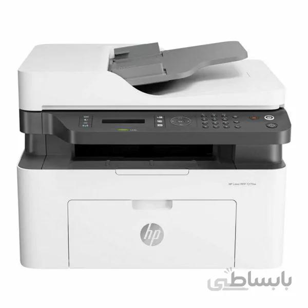 پرینتر سیاه و سفید اچ پی مدل Laser MFP 137fnw