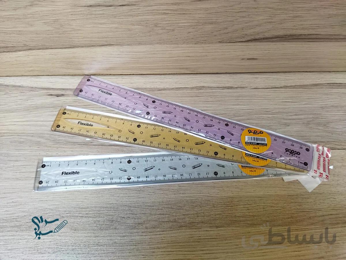 خط کش 30 سانتی ژله ای ساده بهداشتی