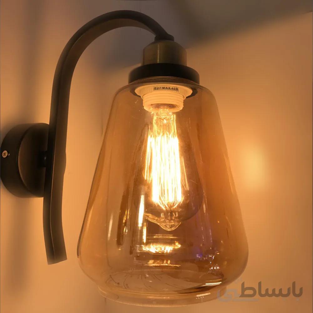چراغ دیواری شیشه ای مدل شوان