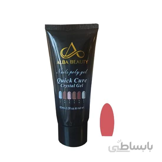 پلی ژل کاشت ناخن آلبا شماره 3 رنگ صورتی