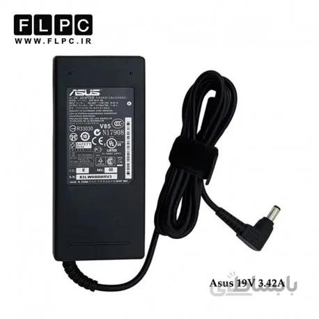 آداپتور لپ تاپ ایسوس 19ولت 3.42 آمپر 90 وات / Asus 19V 3.42A 90W Laptop AC adaptor