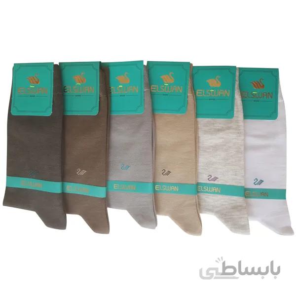 پک جوراب مردانه طرح ساده ست 6تایی کد ph187