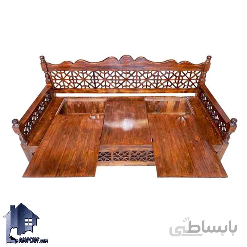 تخت سنتی باکس دار TrK297
