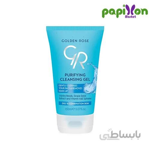 ژل پاک کننده صورت پوست مختلط و چرب گلدن رز