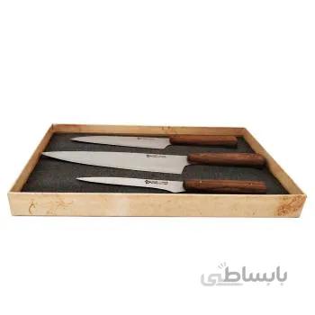 سرویس سه پارچه کارد آشپزخانه بزرگ الماس زنجان 130