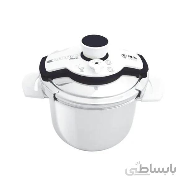 زودپز استیل 5 لیتر سفید ARSHIA PR116-1820