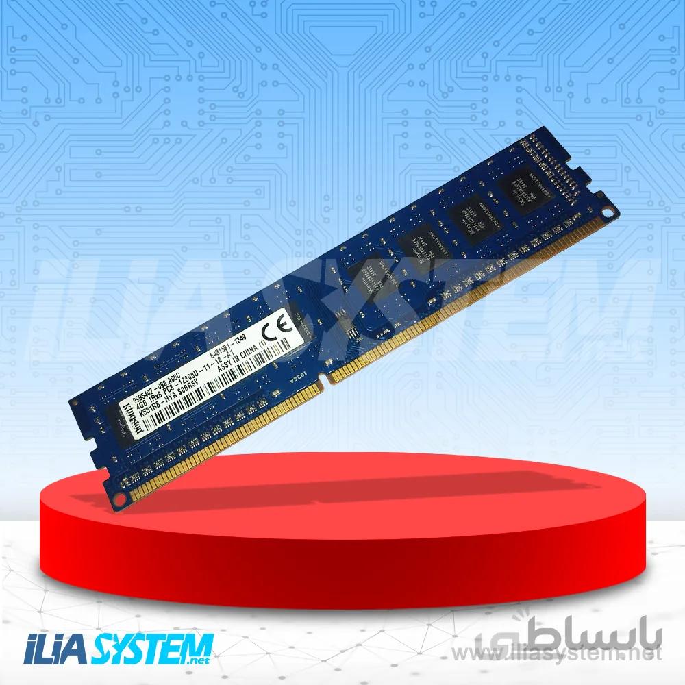 رم کامپیوتر کینگستون مدل ValueRAM DDR3 1600MHz CL11 ظرفیت 4 گیگابایت