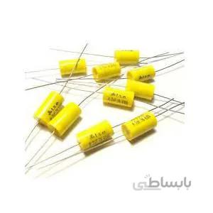 خازن بدون پلاریته 3.3uF 250V AXIAL