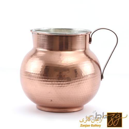 پارچ مسی چکشی گرد