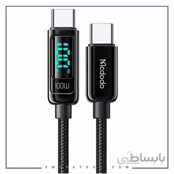 کابل دوسر تایپ سی 100 وات مکدودو Mcdodo Digital pro 100W PD CA-882