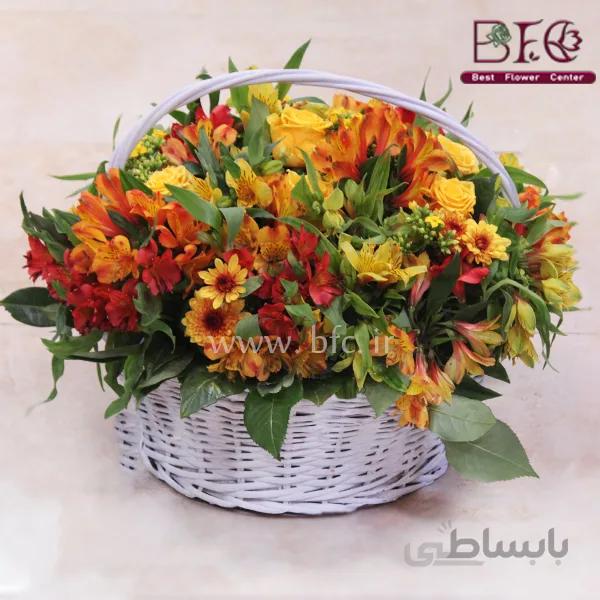 سبد گل پاییزی