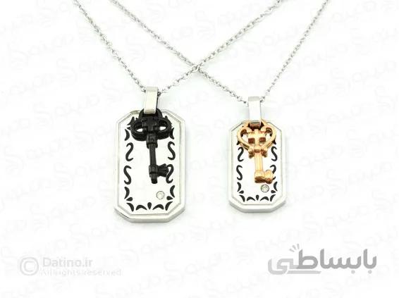 گردنبند جفت کلید زندگی-Zarrin-n-85