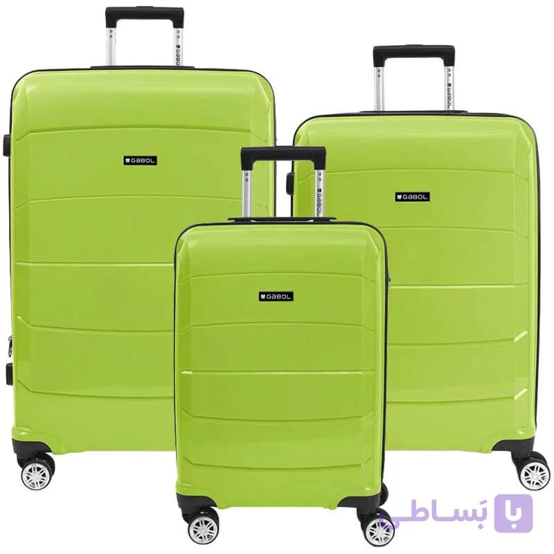 مجموعه 3 عددی چمدان گابل مدل MIDORI – 123 — تصویر 1