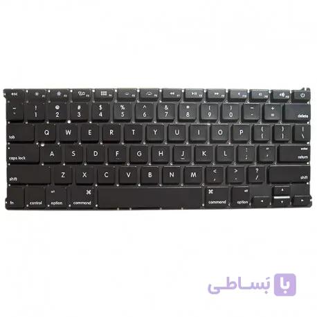 کیبورد لپ تاپ اپل Apple A1369 Laptop Keyboard مشکی-اینتر کوچک