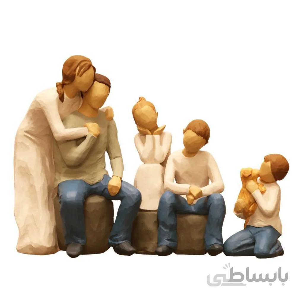 مجسمه امین کامپوزیت مدل Family Grouping کد 509 مجموعه 3 عددی
