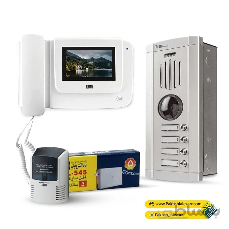 پکیج کامل آیفون تصویری مانیتور 4.3 اینچ مدل 1043 و پنل سهند تابا الکترونیک