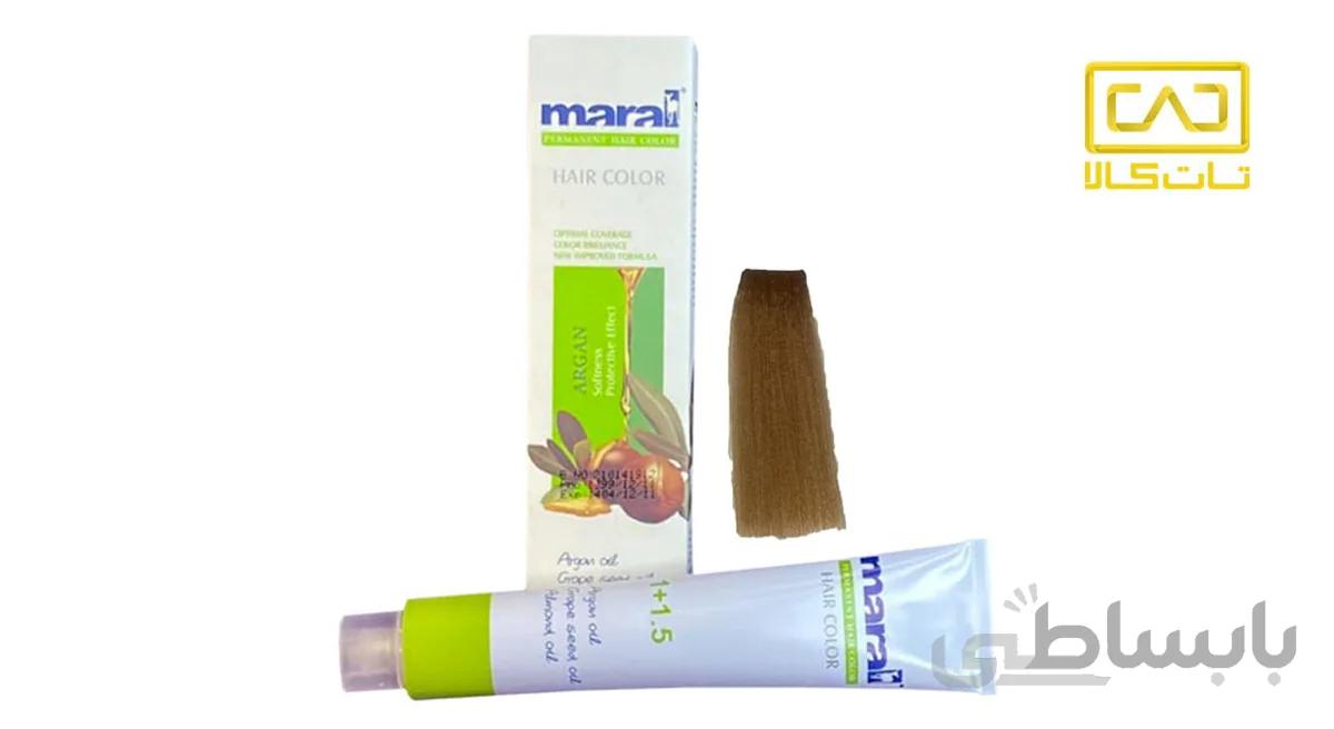رنگ مو مارال کره بادام زمینی سری ترکیبی شماره 7.580 حجم 100 میلی لیتر ا maral hair color 7.580