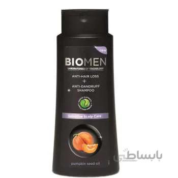 شامپو ضد ریزش و ضد شوره بیوتا مدل Biomen Sensitive Scalp حجم ۷۰۰ میلی لیتر