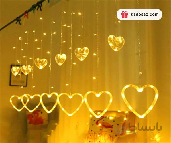 ریسه قلبی شکل مخصوص پرده
