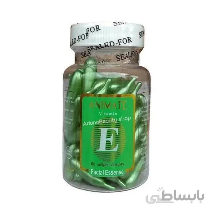 کپسول ضدچین و چروک ویتامین e انیمت 60 عددی