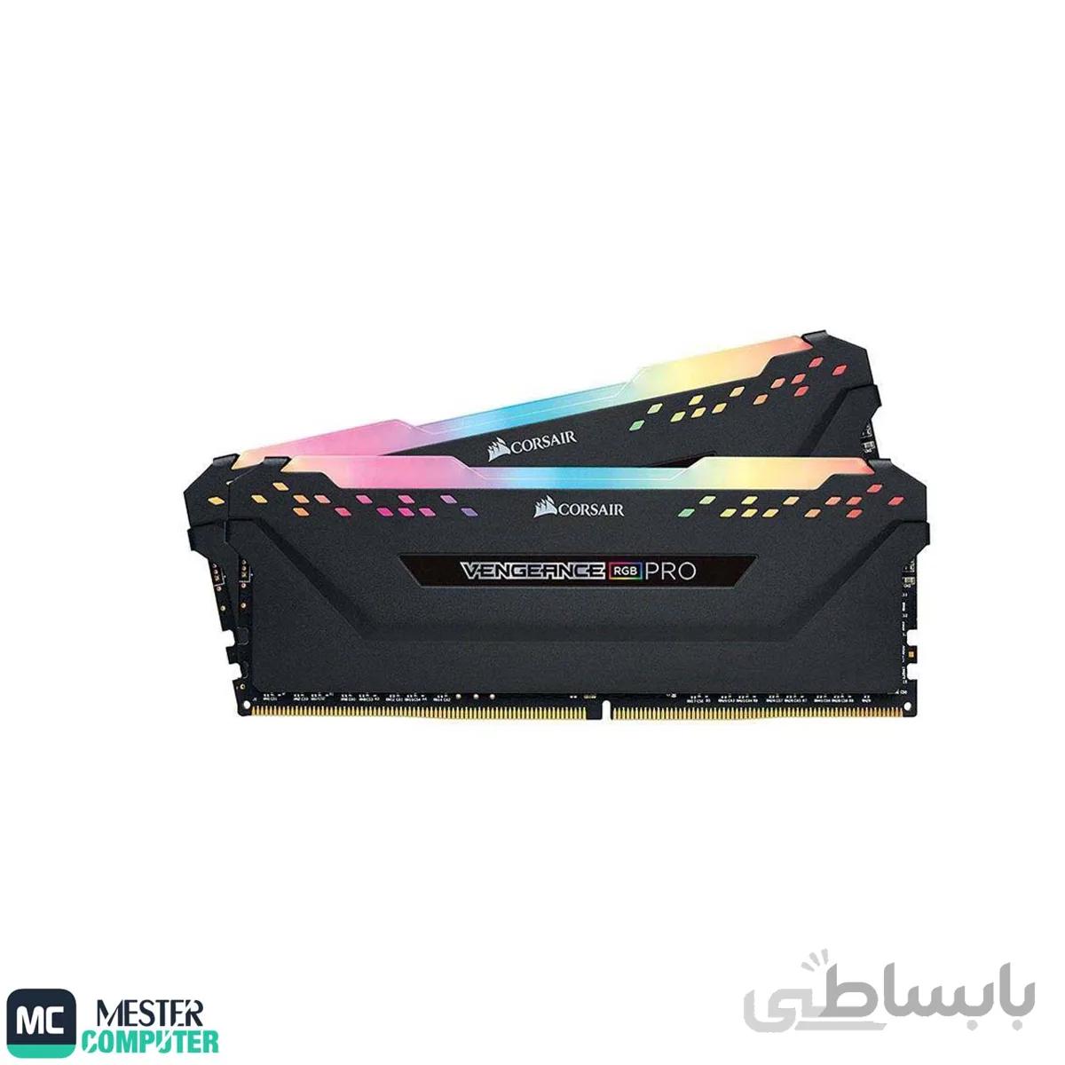 رم کورسیر VENGEANCE RGB PRO 32GB 16GBx2 3600MHz CL18 ا Corsair VENGEANCE RGB PRO 32GB 16GBx2 3600MHz CL18 DDR4 Memory