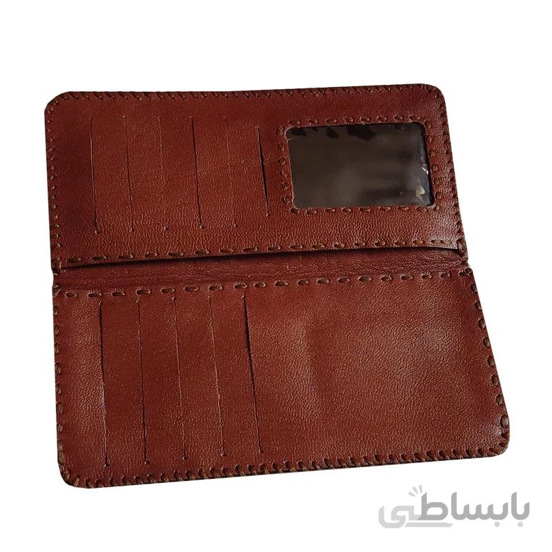 کیف پول چرم بزی