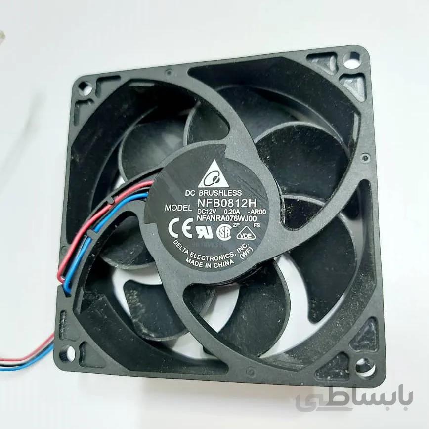 فن مربعی 80*80*25 میلیمتر 12 ولت 0.20 آمپر شارپ PG-F212 ویدئو پروژکتور