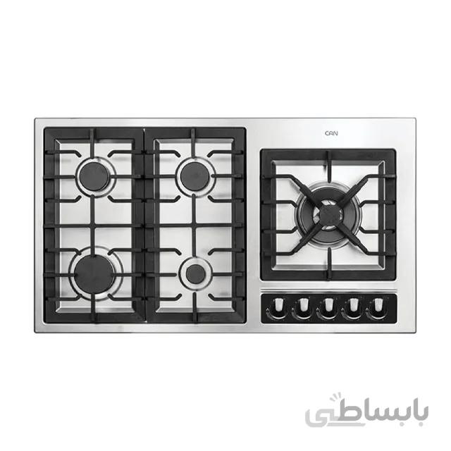 اجاق گاز ۵ شعله استیل کن مدل ۵۱۳M ا Can Gas Hob model 513M