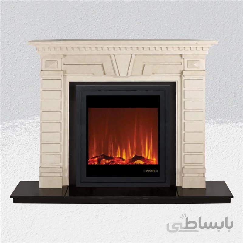 شومینه برقی زمینی آوالون با فریم چوبی ALW002