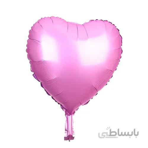 بادکنک فویلی قلب صورتی