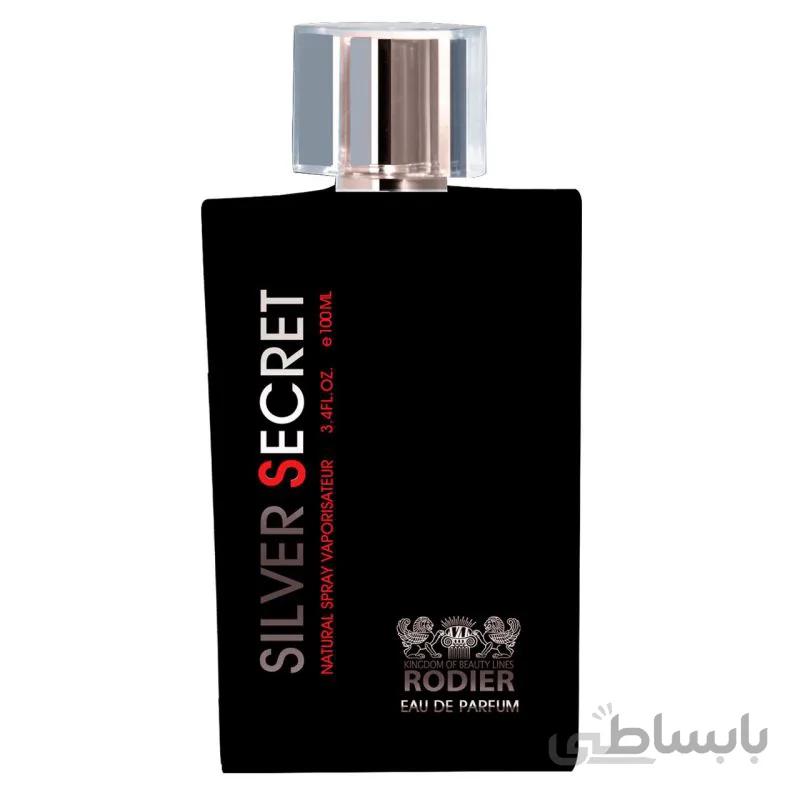 ادو پرفیوم مردانه رودیر مدل سیلور سنت Silver Secret حجم 100 میلی لیتر