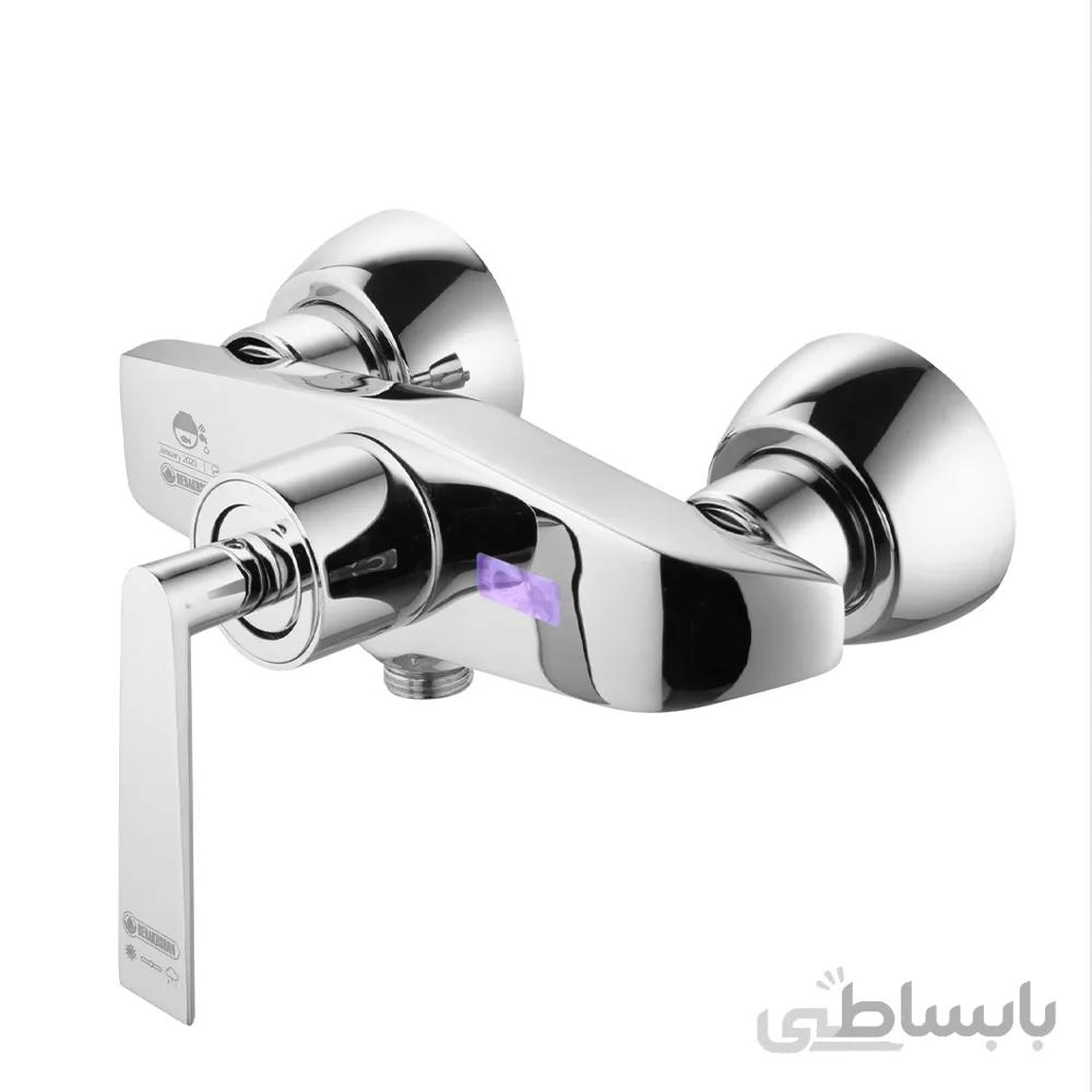 شیر توالت درخشان مدل بریک کروم