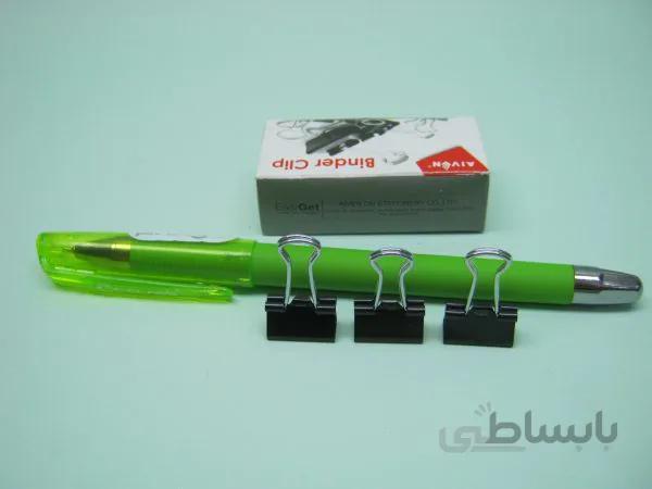 گیره دوبل ۱۵ میلی متر مشکی