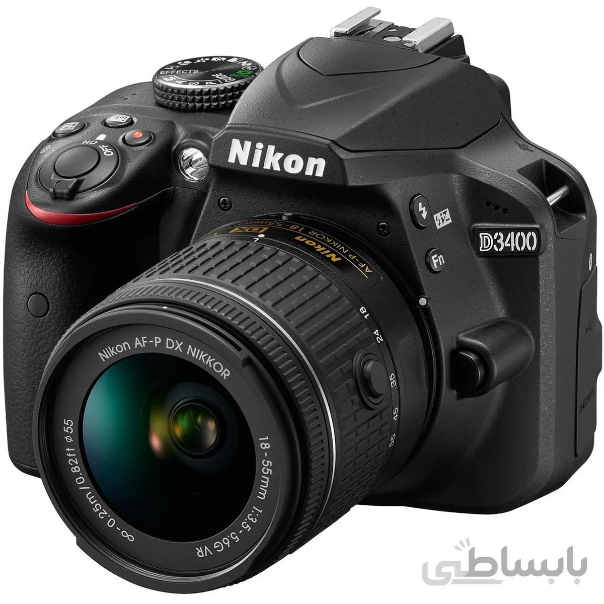 دوربین دیجیتال نیکون D3400 18-55mm VR Lens Kit ا Digital Camera Nikon D3400 18-55mm VR Lens Kit
