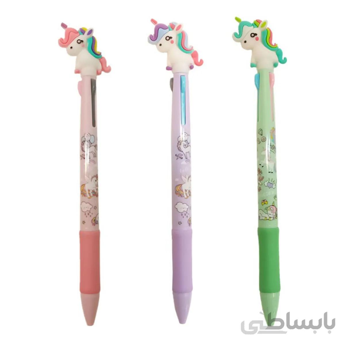 خودکار سه رنگ تک شاخ UMICORN