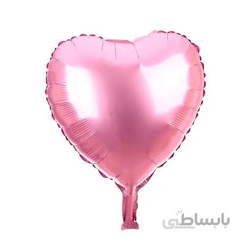 بادکنک فویلی قلب گلبهی