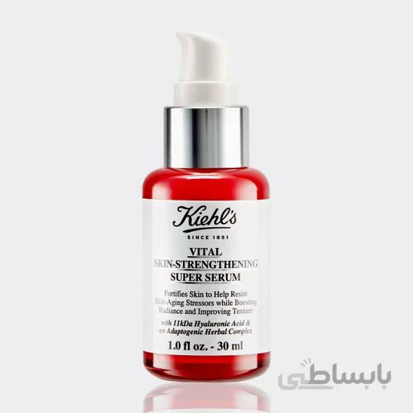 سرم ترمیم کننده و احیا کننده بسیار قوی کیلز مدل Vital skin-strengthening super serum