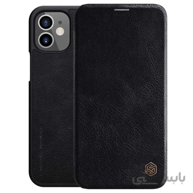 کیف کلاسوری چرمی نیلکین مدل Quin Flip مناسب گوشی موبایل iPhone 12