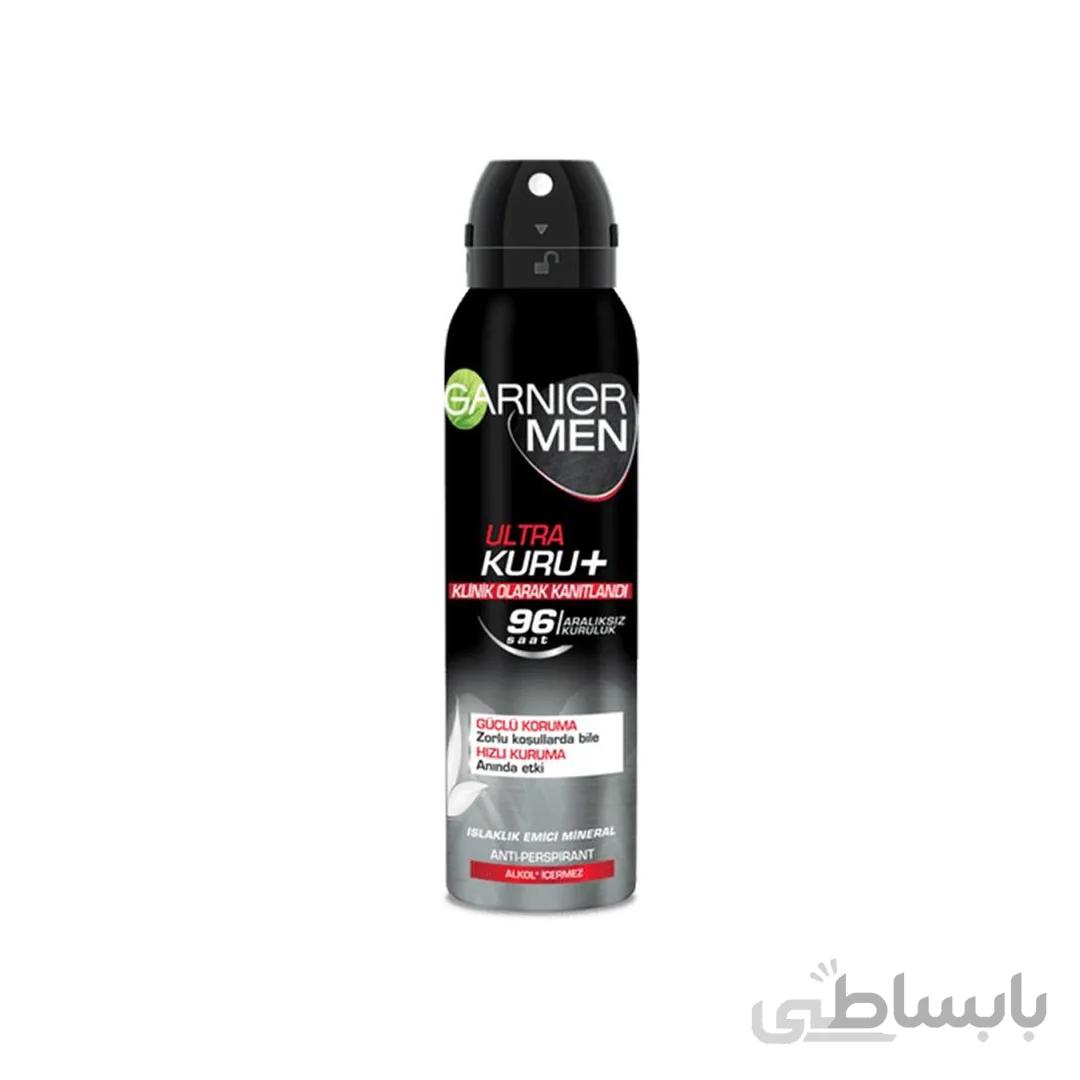 اسپری ضد تعریق مردانه گارنیر 150 میلی لیتر مدل Garnier Ultera Kuru
