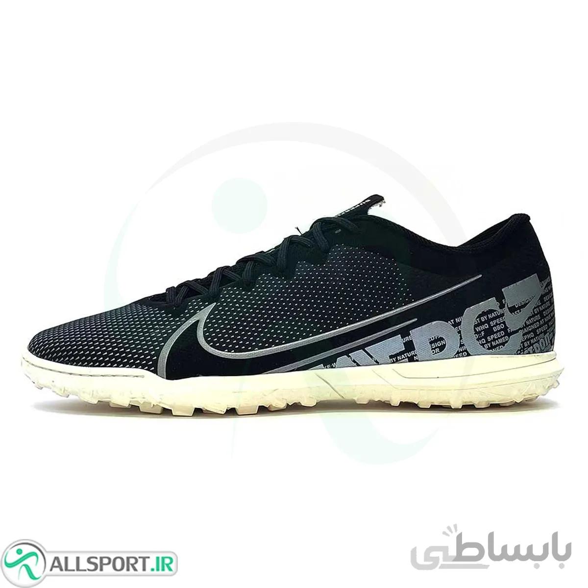 کفش چمن مصنوعی نایک مرکوریال طرح اصلی Nike Mercurial Black White