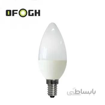 لامپ شمعی 8w کندل مهتابی افق ا led lamp bulb 8W ofogh