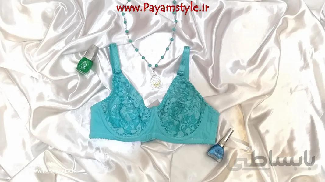 سوتین دانتل فنردار (7703) آبی