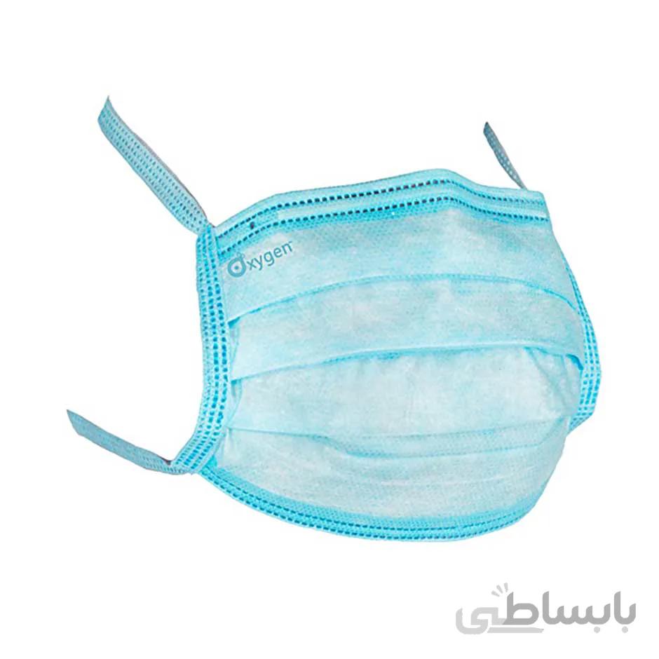 ماسک سه لایه جراحی بند دار اکسیژن پلاس