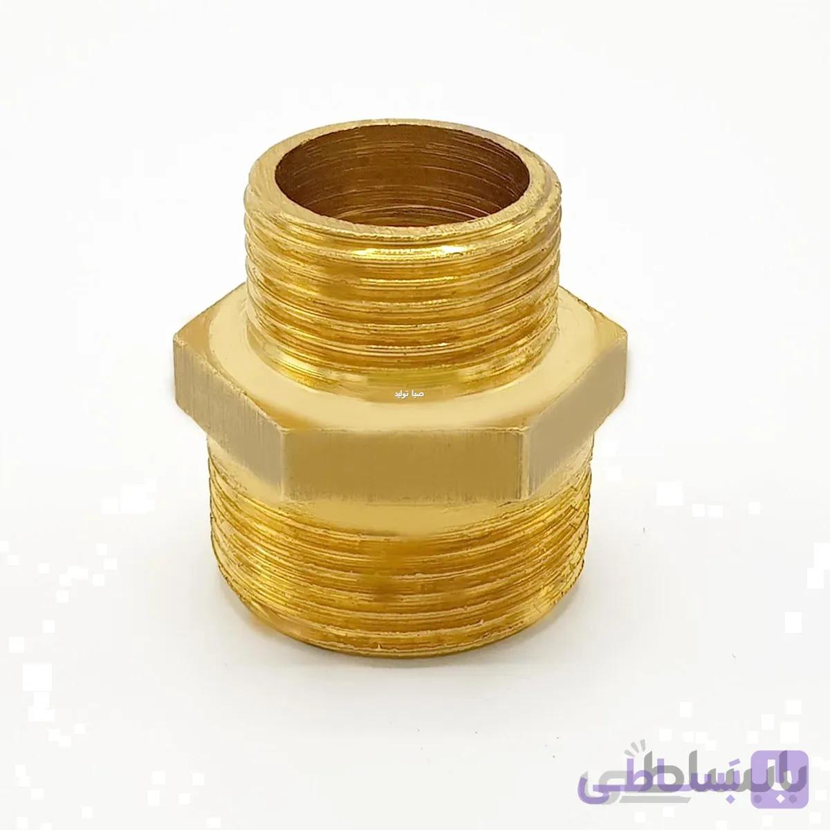 مغزی 1 اینچ به 3/4 برنجی