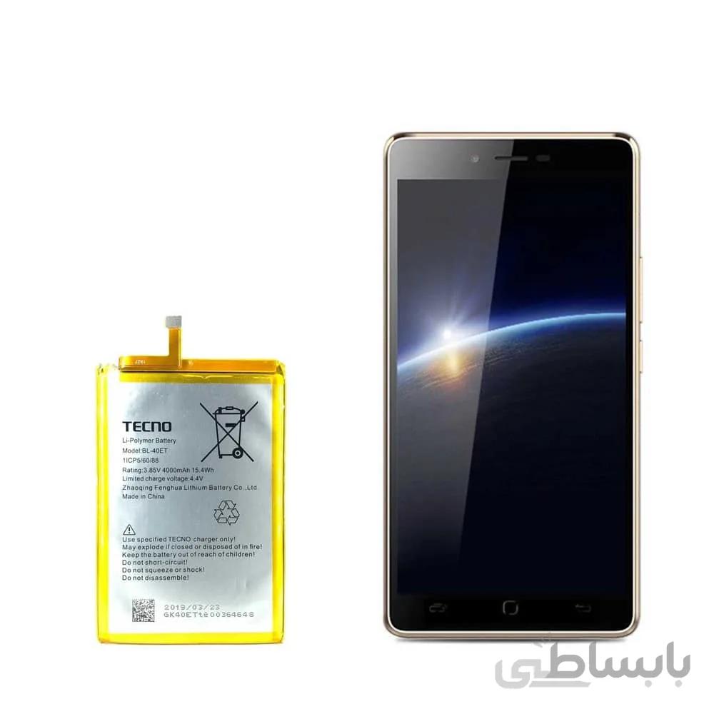 باتری گوشی تکنو Tecno L8 Lite با کد فنی BL-40ET