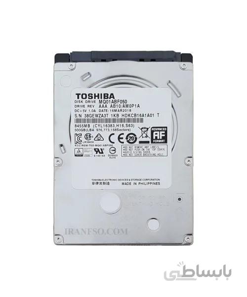 هارد HDD لپ تاپ 500 گیگابایت توشیبا Sata 5400RPM یک سال گارانتی